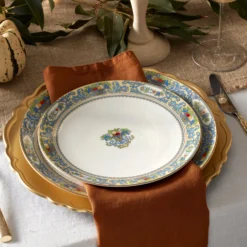 Lenox Autumn White 4-Piece Dinner Plate Set - Elegant & Durable Dinnerware -lenox Sales Store 1893654 893655 894561 893812 LNP S23 FEA 3