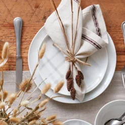 Lenox Oyster Bay 12-Piece Dinnerware Set - Elegant Porcelain Dinner Plates, Salad Plates, and Bowls -lenox Sales Store 1894529 894223 890139 LNP S23 FEA 7