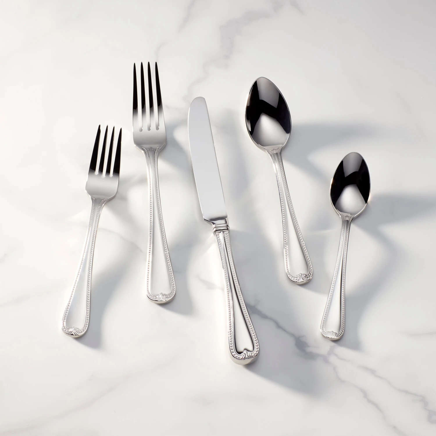 Lenox Vintage Jewel® 5-Piece Place Setting - Elegant Flatware for Fine Dining 3 Lenox Vintage Jewel® 5-Piece Place Setting - Elegant Flatware for Fine Dining