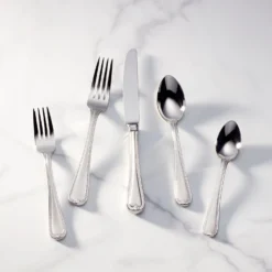 Lenox Vintage Jewel Frosted® 5-Piece Place Setting - Elegant Flatware Set