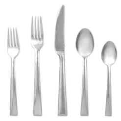 Lenox Continental Dining™ 5-Piece Place Setting - Elegant Flatware for Modern Dining -lenox Sales Store 6205264 wHR