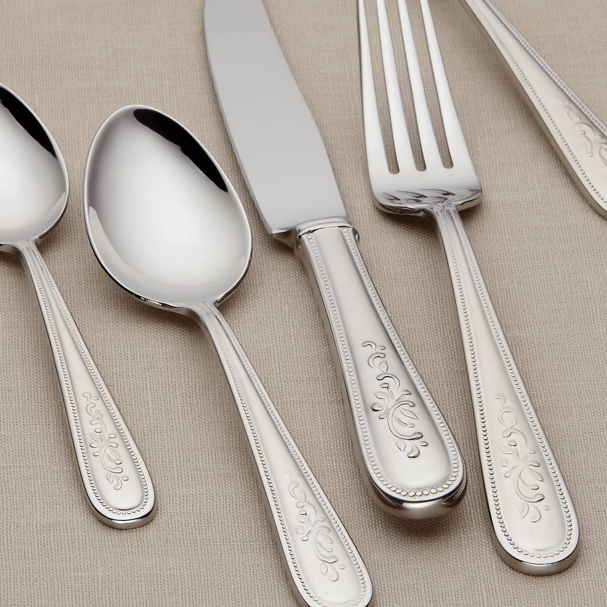 Lenox Opal Innocence™ 5-Piece Place Setting - Elegant Flatware for Every Occasion 4 Lenox Opal Innocence™ 5-Piece Place Setting - Elegant Flatware for Every Occasion - Image 2