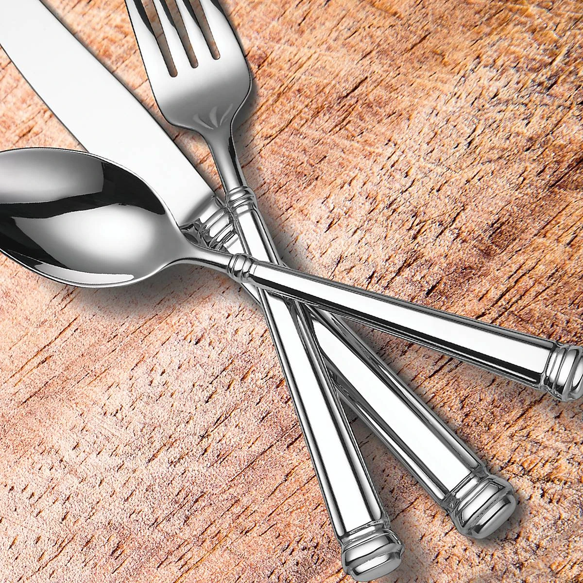 Kate Spade Abington Square™ 5-Piece Flatware Set - Elegant Dining Utensils 4 Kate Spade Abington Square™ 5-Piece Flatware Set - Elegant Dining Utensils - Image 2