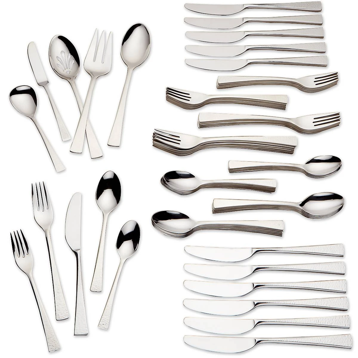 Gorham Biscayne™ 65-Piece Flatware Set - Elegant Stainless Steel Silverware for Everyday Dining 4 Gorham Biscayne™ 65-Piece Flatware Set - Elegant Stainless Steel Silverware for Everyday Dining - Image 2