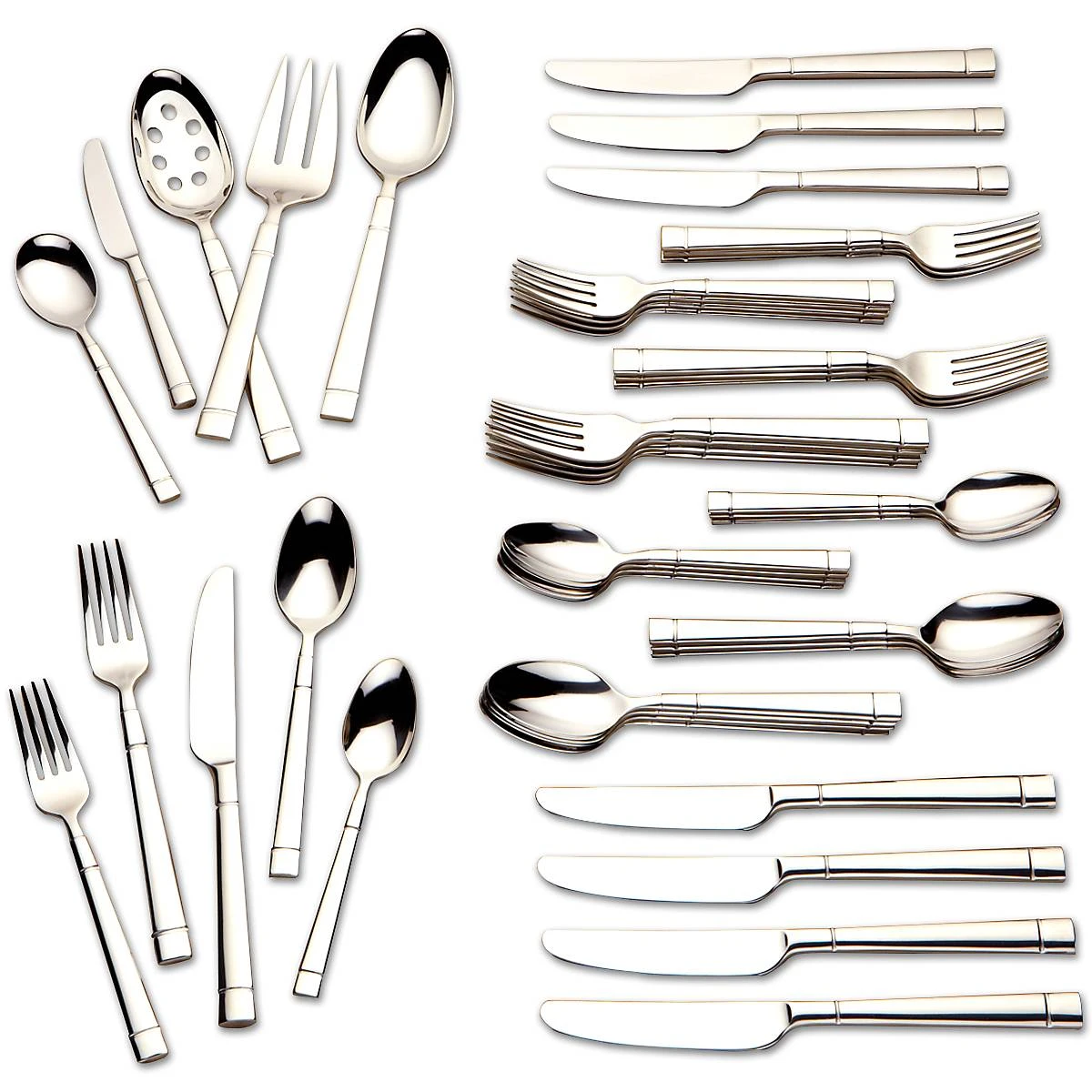 Kate Spade Fair Harbor 45-Piece Flatware Set - Elegant Stainless Steel Flatware 3 Kate Spade Fair Harbor 45-Piece Flatware Set - Elegant Stainless Steel Flatware