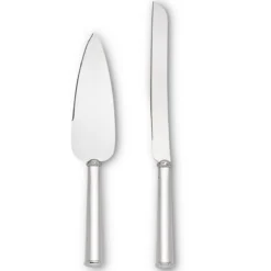 Lenox Devotion™ 2-Piece Cake Knife and Server Set - Elegant Flatware for Special Occasions