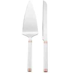 Kate Spade Rosy Glow™ 2-Piece Dessert Set | Elegant Flatware for Stylish Dining