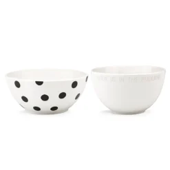 Kate Spade Deco Dot 2-Piece Mixing Bowl Set - Stylish Kitchen Essentials