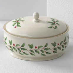 Lenox Holiday Covered Dish - Elegant Kitchen Serving Platter -lenox Sales Store 863646 w1 7f3e6cd4 dd87 4bcc bf5a 6ea595978693