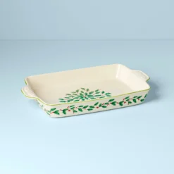 Lenox Holiday™ Rectangular Baker - Elegant Kitchen Bakeware