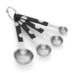 Kate Spade Deco Dot™ Metal 4-piece Measuring Spoon Set - Stylish Kitchen Essential