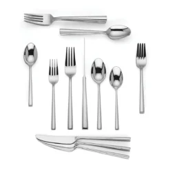 Kate Spade Malmo™ 20-Piece Flatware Set - Elegant Stainless Steel Flatware for Everyday Dining