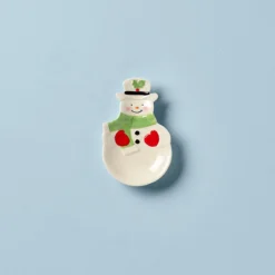 Lenox Hosting The Holidays Snowman Spoon Rest | Festive Kitchen Accessory
