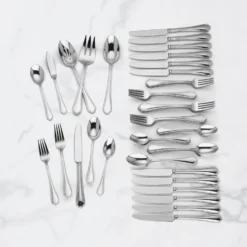 Lenox Chelse Muse 65-Piece Flatware Set - Elegant Stainless Steel Flatware for 12 -lenox Sales Store 883706 w11 5c413bcc 3803 4185 8365 6737bab0527e