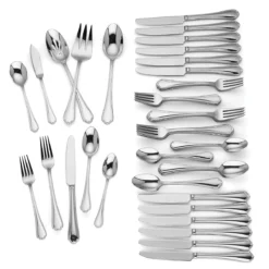 Lenox Chelse Muse 65-Piece Flatware Set - Elegant Stainless Steel Flatware for 12 -lenox Sales Store 883706 wHR