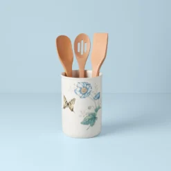 Lenox Butterfly Meadow® 4-piece Utensil Holder Set - Elegant Kitchen Organizer -lenox Sales Store 888087 w11