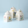 Lenox Butterfly Meadow Kitchen 3-Piece Canister Set - Elegant Food Storage Solution -lenox Sales Store 888255 w10