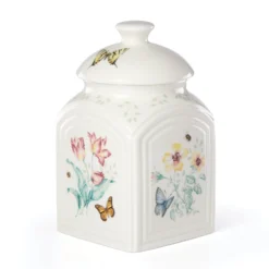 Lenox Butterfly Meadow Kitchen 3-Piece Canister Set - Elegant Food Storage Solution -lenox Sales Store 888255 w12
