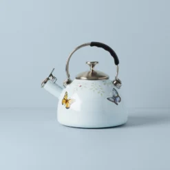 Lenox Butterfly Meadow Tea Kettle - Elegant & Durable Kitchen Essential