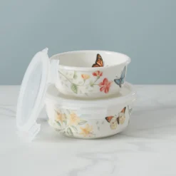 Lenox Butterfly Meadow Large Round Food Container | Airtight Kitchen Storage 9 Lenox Butterfly Meadow Large Round Food Container | Airtight Kitchen Storage -lenox Sales Store 888264 w12