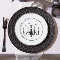 Lenox Vintage Halloween 4-Piece Dessert Plate Set - Elegant Dinnerware for Spooky Celebrations -lenox Sales Store 888918 891431 LNP S22 FEA 1A ae900b51 290b 47d5 add2 9d59bb4f0b7b
