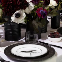 Lenox Vintage Halloween 4-Piece Dessert Plate Set - Elegant Dinnerware for Spooky Celebrations -lenox Sales Store 888918 891431 LNP S22 FEA 4