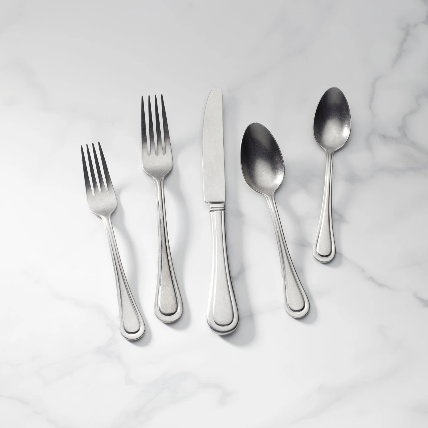Lenox Textured Neutrals 20-Piece Flatware Set - Modern Stainless Steel Cutlery 3 Lenox Textured Neutrals 20-Piece Flatware Set - Modern Stainless Steel Cutlery