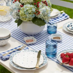 Lenox Blue Bay 12-Piece Dessert Set | Elegant Dinnerware Collection -lenox Sales Store 890194 877880 890202 894462 894461 LNP S23 FEA 18