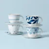 Lenox Blue Bay™ 8PC Espresso Cup & Saucer Set - Elegant Dinnerware Collection -lenox Sales Store 890199 w10