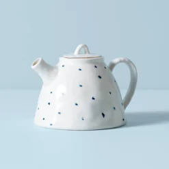 Lenox Blue Bay Teapot | Elegant Dinnerware for Tea Lovers