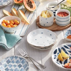 Lenox Blue Bay™ 4pc Tidbit Plate Set - Elegant Dinnerware for Stylish Entertaining 12 Lenox Blue Bay™ 4pc Tidbit Plate Set - Elegant Dinnerware for Stylish Entertaining -lenox Sales Store 890210 w11