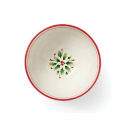Lenox Holiday Handpaint Stripe Mixing Bowl - Elegant Kitchenware for Baking & Serving -lenox Sales Store 890773 w12