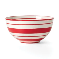 Lenox Holiday Handpaint Stripe Mixing Bowl - Elegant Kitchenware for Baking & Serving -lenox Sales Store 890773 wHR