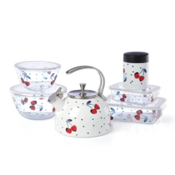 Kate Spade Vintage Cherry Dot Tea Kettle - Stylish Kitchen Essential 8 Kate Spade Vintage Cherry Dot Tea Kettle - Stylish Kitchen Essential -lenox Sales Store 890829 w11