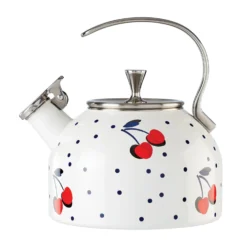 Kate Spade Vintage Cherry Dot Tea Kettle - Stylish Kitchen Essential 9 Kate Spade Vintage Cherry Dot Tea Kettle - Stylish Kitchen Essential -lenox Sales Store 890829 wHR