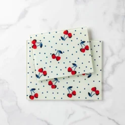 Kate Spade Vintage Cherry Dot 2-Piece Prep Board Set - Stylish Kitchen Cutting Boards