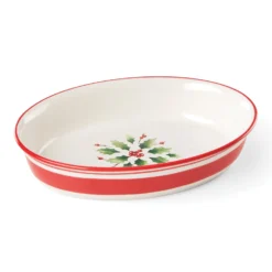 Lenox Holiday Handpaint Stripe Oval Dish - Elegant Kitchen Serveware 7 Lenox Holiday Handpaint Stripe Oval Dish - Elegant Kitchen Serveware -lenox Sales Store 890835 wHR