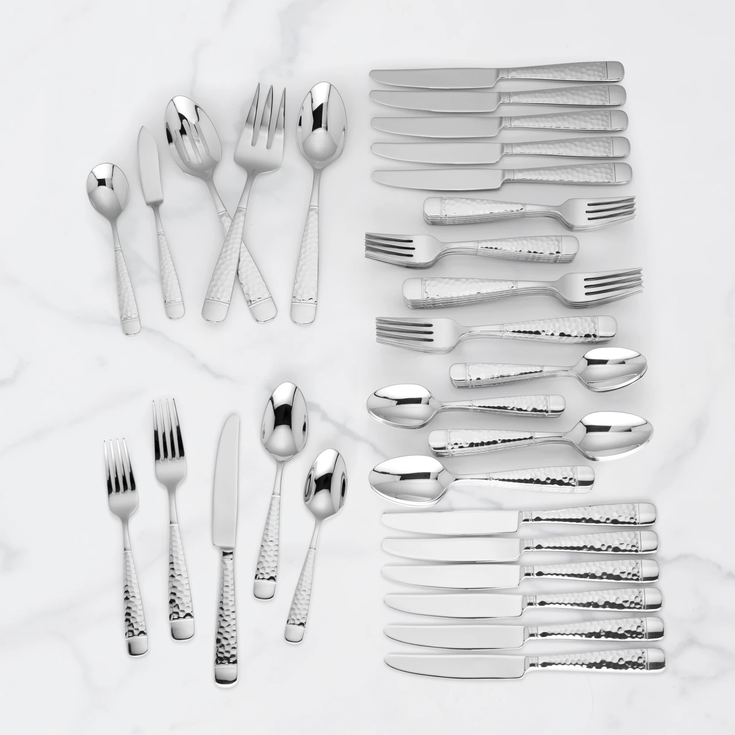 Lenox Eastwood 65-Piece Flatware Set - Elegant Stainless Steel Flatware for Everyday Dining 4 Lenox Eastwood 65-Piece Flatware Set - Elegant Stainless Steel Flatware for Everyday Dining - Image 2