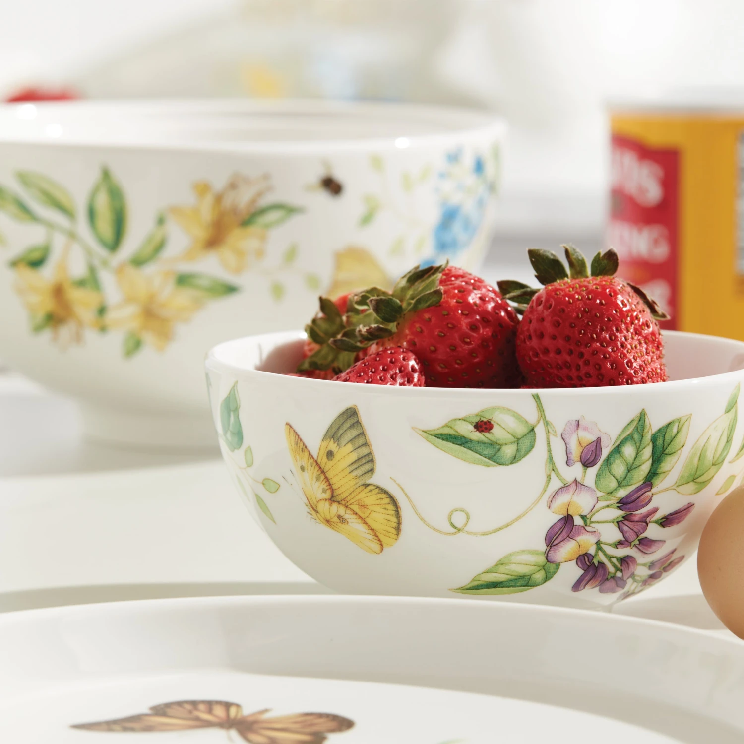 Lenox Butterfly Meadow Luna 8pc Nesting Dinnerware Set - Elegant Dinnerware for Everyday Use 11 Lenox Butterfly Meadow Luna 8pc Nesting Dinnerware Set - Elegant Dinnerware for Everyday Use - Image 9