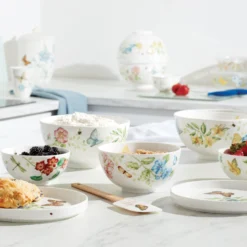 Lenox Butterfly Meadow Luna 8pc Nesting Dinnerware Set - Elegant Dinnerware for Everyday Use 22 Lenox Butterfly Meadow Luna 8pc Nesting Dinnerware Set - Elegant Dinnerware for Everyday Use -lenox Sales Store 892493 w22