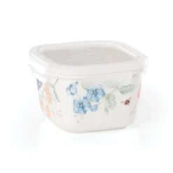 Lenox Butterfly Meadow Square Food Storage Container - Airtight Kitchen Organizer