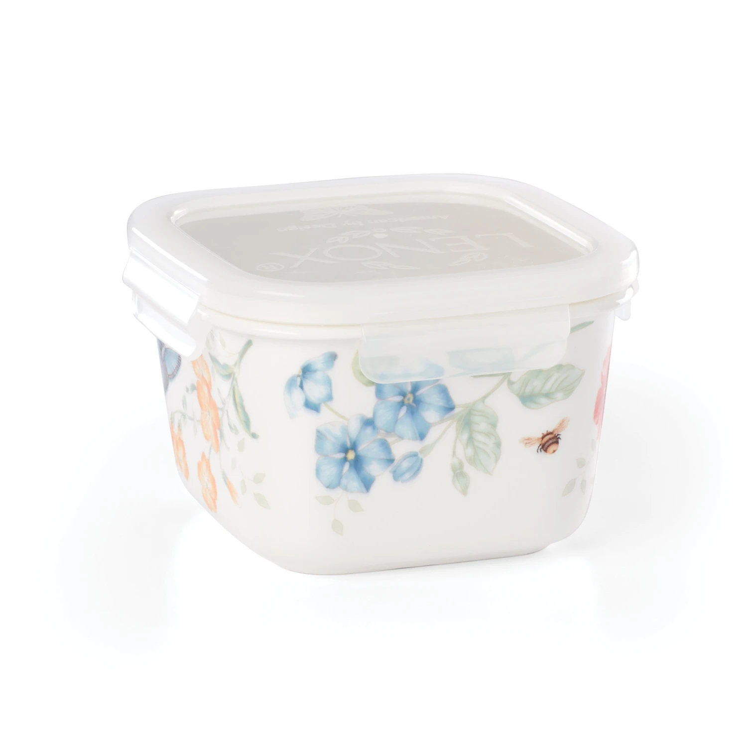 Lenox Butterfly Meadow Square Food Storage Container - Airtight Kitchen Organizer 3 Lenox Butterfly Meadow Square Food Storage Container - Airtight Kitchen Organizer