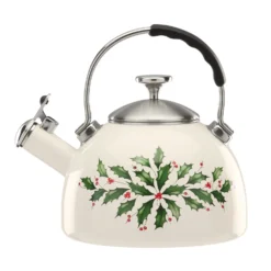 Lenox Holiday Tea Kettle - Elegant Kitchen Essential for Tea Lovers -lenox Sales Store 892561 wHR
