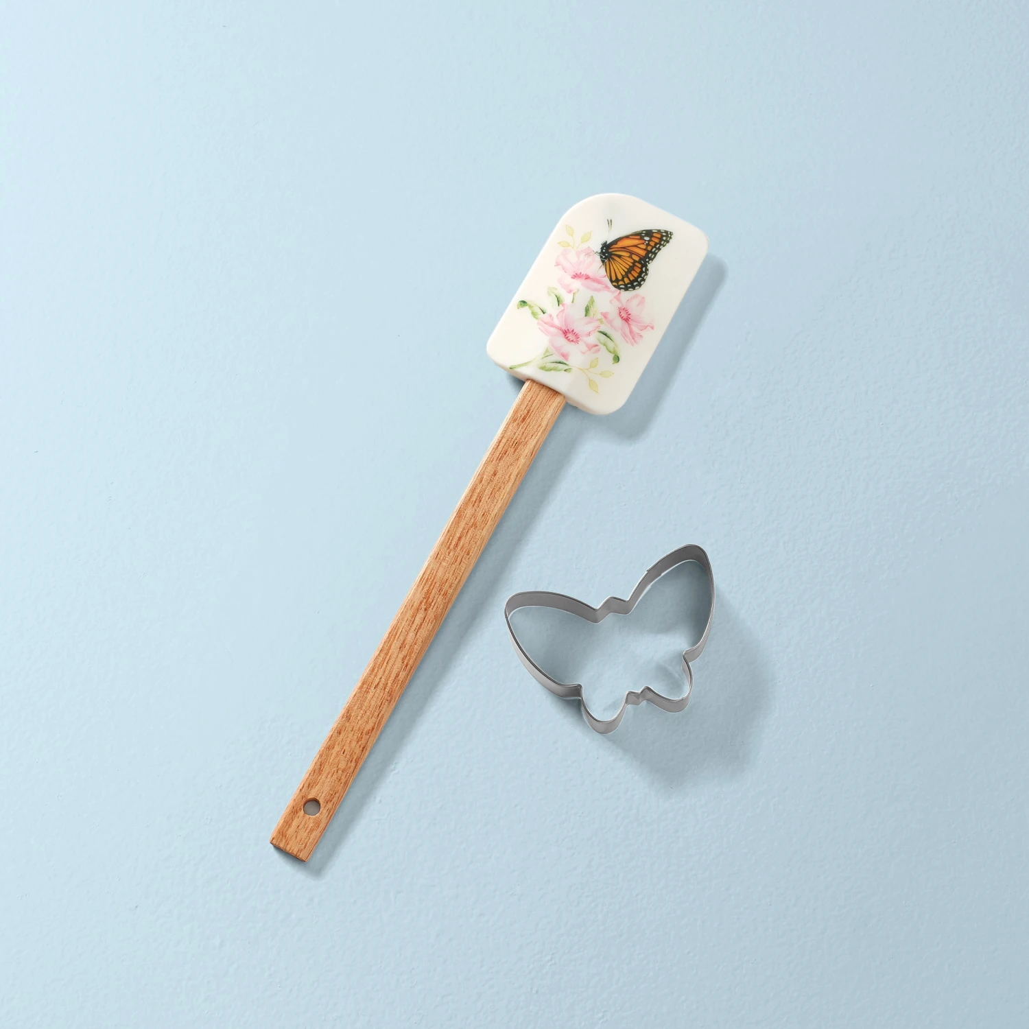 Lenox Butterfly Meadow Spatula & Cookie Cutter Set - Elegant Kitchen Tools 3 Lenox Butterfly Meadow Spatula & Cookie Cutter Set - Elegant Kitchen Tools