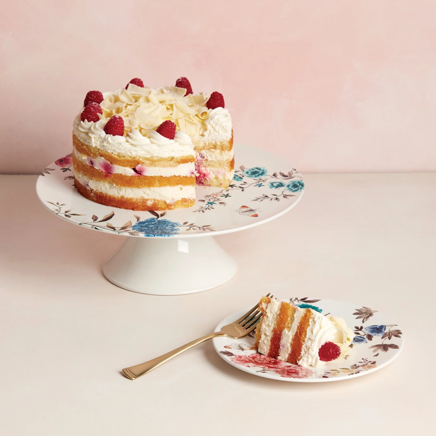 Lenox Sprig & Vine Cake Plate - Elegant Kitchen Serving Dish 4 Lenox Sprig & Vine Cake Plate - Elegant Kitchen Serving Dish - Image 2