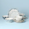 Lenox Blue Bay 12pc Dinnerware Set - Elegant Porcelain Dinner Plates, Bowls, and Mugs 2 Lenox Blue Bay 12pc Dinnerware Set - Elegant Porcelain Dinner Plates, Bowls, and Mugs -lenox Sales Store 893116 w10