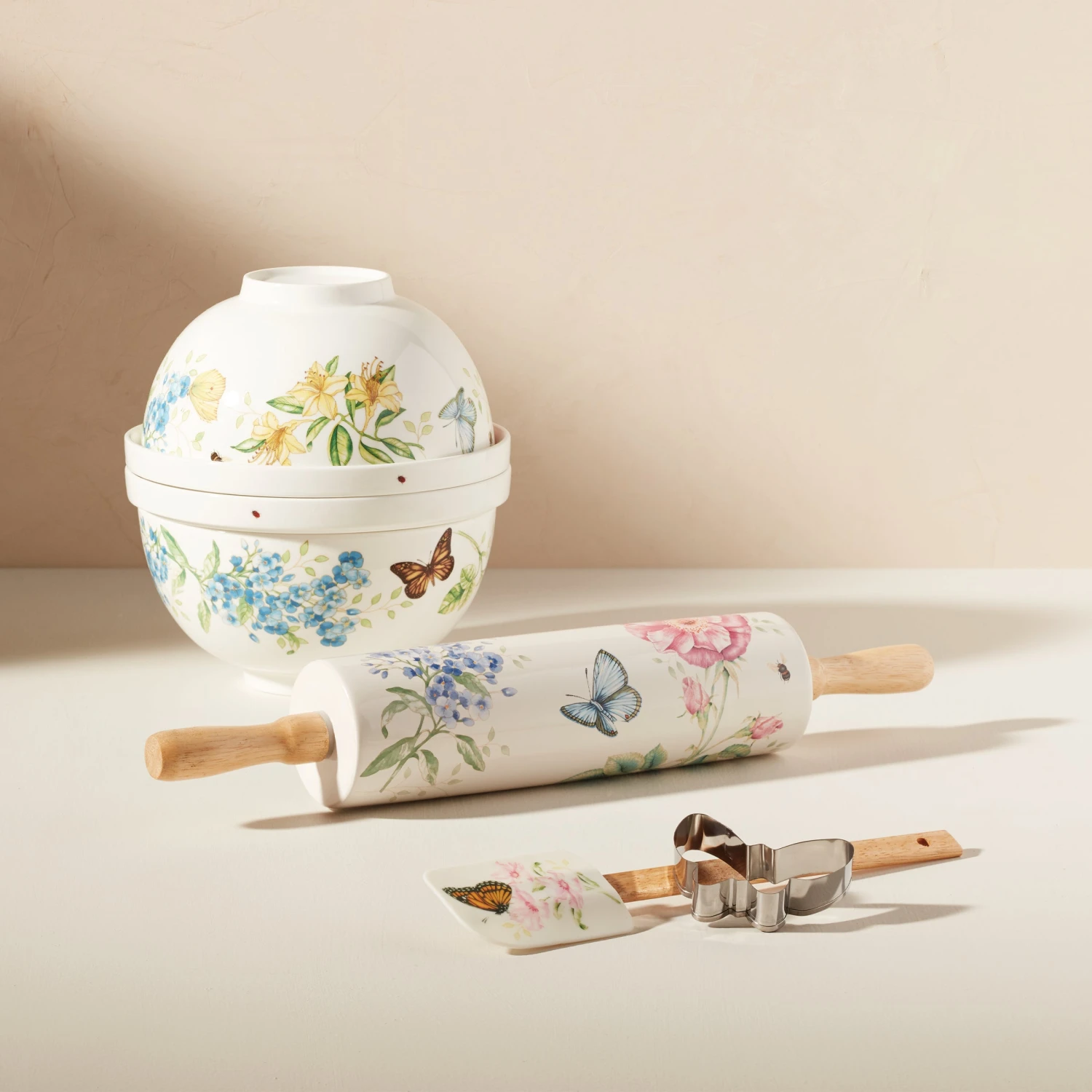 Lenox Butterfly Meadow Rolling Pin - Elegant Kitchen Baking Tool 6 Lenox Butterfly Meadow Rolling Pin - Elegant Kitchen Baking Tool - Image 4