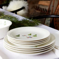 Lenox Profile Snow Day 4-Piece Dinner Plate Set - Elegant Dinnerware for Every Occasion -lenox Sales Store 893508 w13