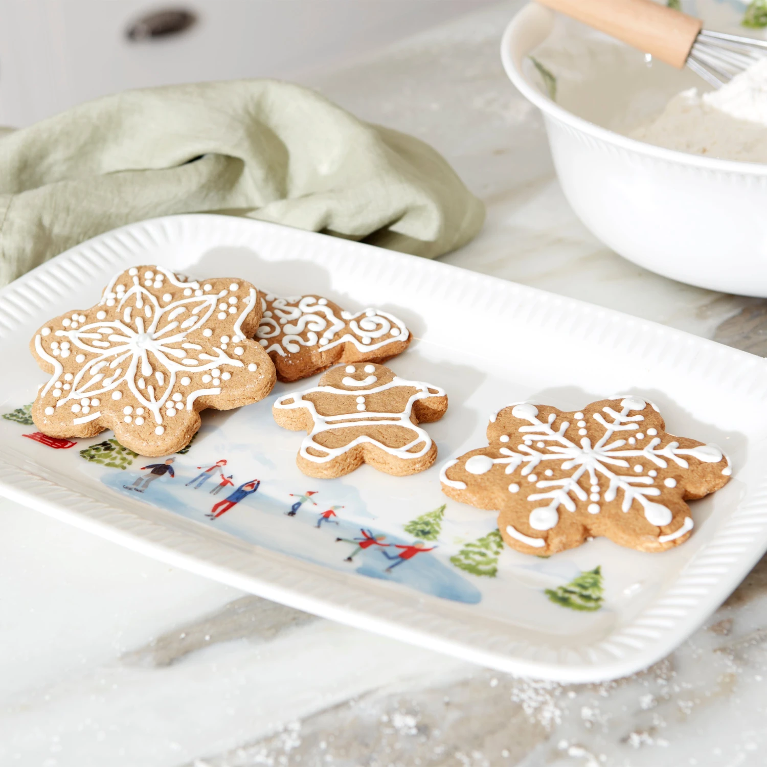 Lenox Profile Snow Day Platter - Elegant Dinnerware for Festive Gatherings 6 Lenox Profile Snow Day Platter - Elegant Dinnerware for Festive Gatherings - Image 4