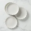 Lenox French Perle Scallop 4-Piece Accent Plate Set - Elegant Dinnerware -lenox Sales Store 893544 w10